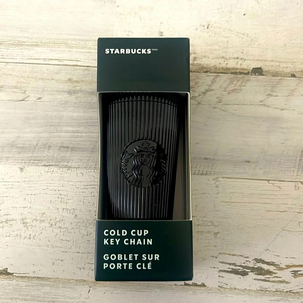 NIB Black Starbucks 2024 Keychain